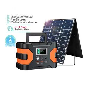 Générateur <span class=keywords><strong>solaire</strong></span> portable complet de 150 W 200 W avec panneau <span class=keywords><strong>solaire</strong></span> pliable de 60 W 18 V pour le <span class=keywords><strong>camping</strong></span> et la pêche - Product Image 1