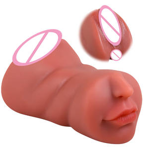 3 in 1 Realistic Soft Silicone Masturbation Cup Untuk Dewasa - Product Image 4
