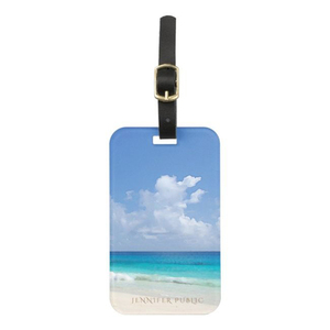Waterproof PVC Baggage Tag Personalized Name ID Holder Rubber Loop <b>Strap</b> Travel Luggage Tag for <b>Suitcase</b> Travel Gift - Product Image 5