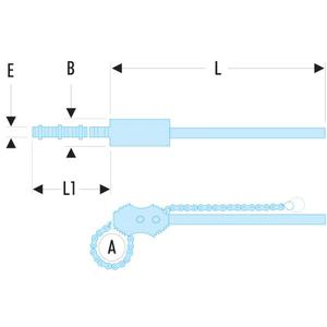 Facom-137A.2P1/2ประแจโซ่พลังงานสูง-EAN ประแจ3148511373699ท่อ - Product Image 2