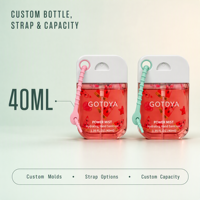 Spray désinfectant pour les mains de voyage personnalisé, parfumé, rechargeable, avec clip porte-clés, cadeau pour femmes, adolescentes, enfants, infirmières, enseignantes