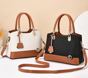 Bolso de Mano de Cuero PU de Alta Calidad para <span class=keywords><strong>Mujer</strong></span>, Gran Capacidad, con Cierre, Estilo Casual, Tipo Tote, con Correa para el Hombro - Product Image 4
