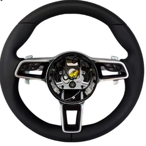 Volant sport compatible JIANSHAN en cuir, bois, aluminium et fibre de carbone, ajustement personnalisé <span class=keywords><strong>pour</strong></span> - Product Image 1
