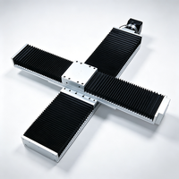 Module de mouvement linéaire JHD XYZ-HFH14 en profilé aluminium avec rail de guidage unique, palier coulissant, vis à billes, bloc moteur et engrenage pour automatisation CNC