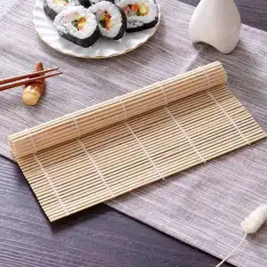 ผู้ผลิตไม้ไผ่แบบดั้งเดิม Sushi Rolling Mat ใช้ซูชิ