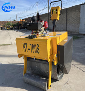 Rodillo Vibratorio de Un Solo Tambor Manual con Motor Diésel Changchai de Alta Eficiencia a Precio de Fábrica - Product Image 1