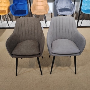Luxe Moderne Nordique Scandinave Noir Chaise Salle À Manger Tufté Bleu Brun <span class=keywords><strong>Velours</strong></span> Restaurant <span class=keywords><strong>Chaises</strong></span> À Manger Pour Salle À Manger - Product Image 5