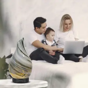 new arrival Resin glass aroma diffuser 3d vase shape aroma diffusor home waterless aroma diffusers for living room