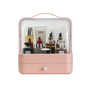 GLOVAL HOME Desktop Large Makeup Organizer Cosmetic Storage box Cosmetic Organizer Drawers Plastic Makeup Storage box
