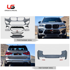 Kit Carrozzeria per <span class=keywords><strong>BMW</strong></span> <span class=keywords><strong>X3</strong></span> G01 (2018-2021) Aggiornamento X3M, Kit Modificato per Conversione <span class=keywords><strong>X3</strong></span> in <span class=keywords><strong>X3</strong></span> M con Paraurti Anteriore - Product Image 2