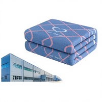 Matelas électrique intelligent à double contrôle de température Hengnuanxiang, source d'usine authentique, avec impression velours, 150x180cm, 145W