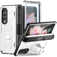 Coque de téléphone portable à armure détachable, fabriquée en chine, pour Samsung Galaxy Z Fold 3 4, housse blanche