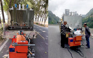 Machine <span class=keywords><strong>de</strong></span> marquage routier thermoplastique multifonctionnelle à conduite autonome <span class=keywords><strong>pour</strong></span> autoroute, <span class=keywords><strong>route</strong></span> urbaine, aéroport - Product Image 4