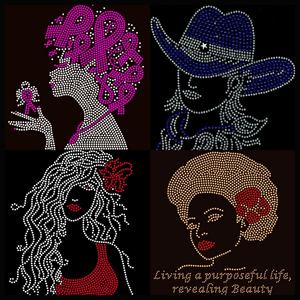 Bling <span class=keywords><strong>T</strong></span>-shirts pour Filles Noir Verre <span class=keywords><strong>Strass</strong></span> Conception Hot Fix <span class=keywords><strong>Strass</strong></span> Transferts En Gros - Product Image 3