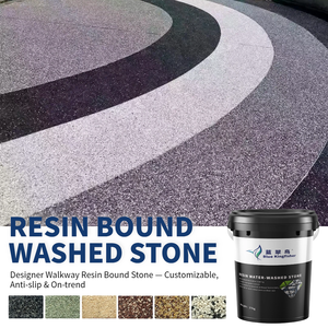 Piedra Lavada con Resina Blue Kingfisher, Personalizada de Fábrica para Clubes Náuticos, Marinas, Caminos Marítimos, Resistente al Sal y Antideslizante - Product Image 1