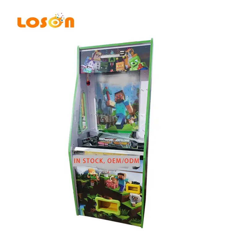 Distributeur de billets de loterie porte-bonheur à 1 joueur, distributeur de pièces de monnaie, Machine de jeu à vendre