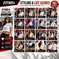 T-shirts courts 100% coton, logo personnalisé, haute qualité, crop top imprimé pour femmes