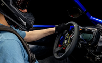 Volant de course personnalisable avec moyeu renforcé, cadre résistant aux chocs et prise ergonomique pour une installation rapide