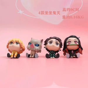 Ensemble de figurines d'action de démon de dessin animé japonais Anime Cool <span class=keywords><strong>3D</strong></span> poupée jouets bureau décoration de bureau figurine d'action - Product Image 1