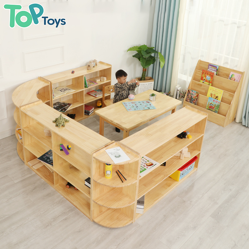 Modern Montessori Preschool Furniture Set Wooden