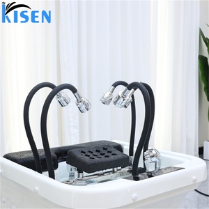 อ่างสระผม Kisen No Plumbing Shampoo Basin 60L พร้อมถังเก็บน้ำ หัวสปา ฝักบัวหลายหัว อ่างล้างผมสำหรับร้านเสริมสวย ลดราคา - Product Image 2