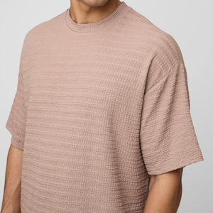 Camiseta de Hombre de Alta Calidad de Nanchang, Estilo Jacquard, Talla Grande, Informal, Cómoda, para Verano, Clásica y Elegante - Product Image 5