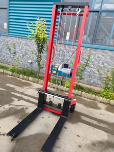 Carretilla elevadora apiladora de paletas semieléctrica de 2 toneladas y 2m de alta calidad con polipasto eléctrico - Product Image 4