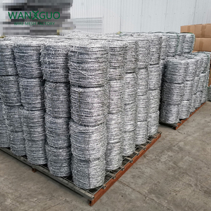 Nhà máy chuyên nghiệp nhà cung cấp độ bền kéo cao an ninh xoắn đôi mạ kẽm dây thép không gỉ chống leo lên lưới dây thép gai - Product Image 6