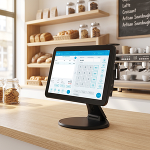 Sistema POS Inteligente con Pantalla Táctil de 15.6 Pulgadas, Terminal de Punto de Venta Android Windows para Tiendas Minoristas, Cafeterías y Panaderías - Product Image 1