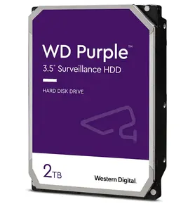 Disque dur interne de surveillance-WD10EJRX Disque dur HDD 1 To WD Purple - SATA 6 Gb/s, 64 Mo de cache, 3.5 "Synology Metal & Rubber
