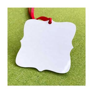 2025年人気光沢ホワイト1mmアンティークモダンハウス形状アルミニウム装飾テンプレートブランク3 "x 3" 染料昇華用カスタマイズ - Product Image 6