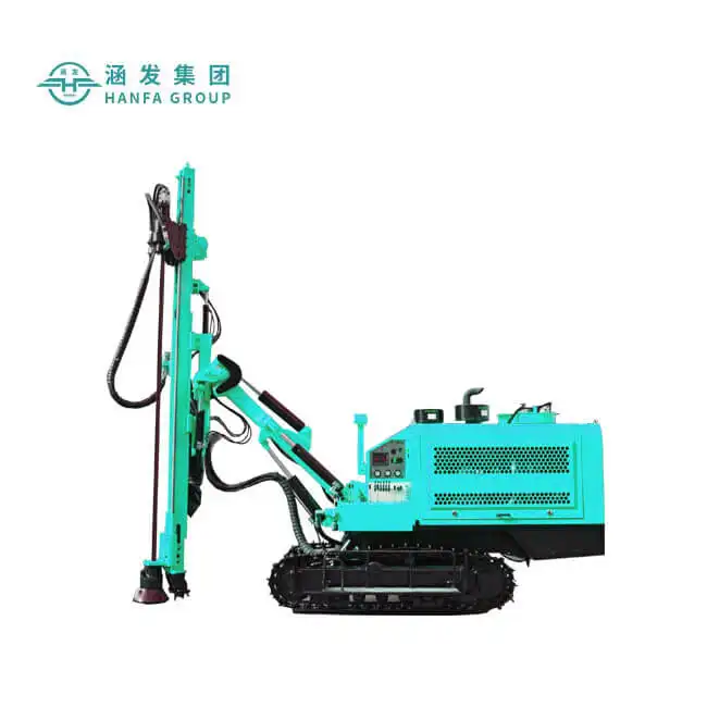 HF056 17bar and FAD of 17m3/min Integrated DTH Drilling Machine