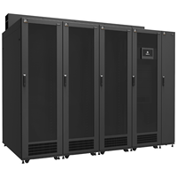 Centre de données modulaire Vertiv SmartRow 2, 2 à 9 baies, conception évolutrice, UPS intégré, climatiseur de précision, certifié Uptime Tier