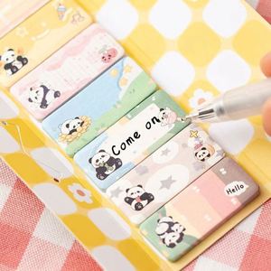 High Quality Ins Style Cute Pet Adhesive Sticky Notes Index Tabs Cartoon <b>Bookmark</b> Essential for School Season Memo Pads - Product Image 5