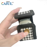 Sac de rangement portable en cuir PU pour appareil photo reflex numérique Caiul, étui souple pour appareil photo numérique, élégant, durable, Poroflops Instax PAL Photo Wizard Plaid