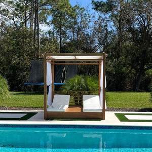 بيع من المصنع مباشرة في الهواء الطلق مزدوجة خشب الساج المتسكع النسيج للماء في الهواء الطلق المتسكع - Product Image 2