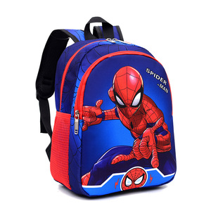 Venta al por mayor dibujos animados Anime superhéroes Spiderman 1-3 grado mochila niños y niñas lindo Spiderman mochila escolar - Product Image 1