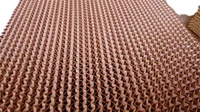 Panneau de refroidissement par évaporation SYGH pour l'aménagement de bâtiments avicoles, système de refroidissement sur mesure, options multicolores, poids testé 20 kg