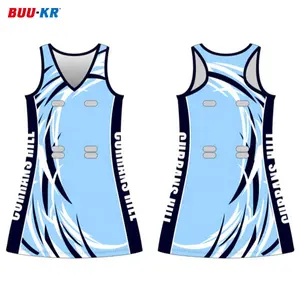 Buker Super March Promotion Custom Wholesale OEM Netball Uniforms Netball Dress