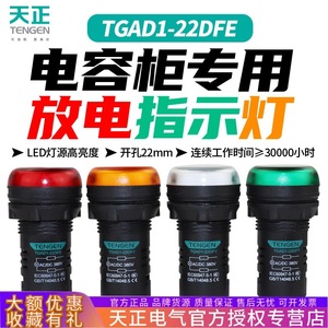 ไฟแสดงสถานะ Tengen รุ่น TGAD1-22DFE 380V AC/DC สีแดง LED IP65 ทนทาน - Product Image 4