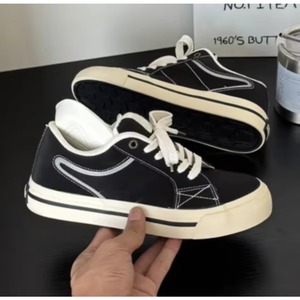 Zapatos Casuales Cómodos para Hombre con Amortiguación, Diseño Ligero para Caminar, con Cordones Blancos y Bordado Sólido para Otoño/Primavera - Product Image 2