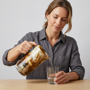 Pichet en résine moderne de luxe pour la maison, la cuisine, le bar, la décoration, les fêtes, compatible lave-vaisselle, écologique, 6L+, bière - Product Image 1