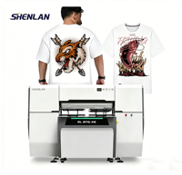 Encre pigmentée pour imprimante jet d'encre DTG pour I3200 4 têtes format A3 double station certifiée CE haute précision pour vêtements