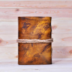 Handmade Leather <b>Journal</b> Notebook with Deckle Edge Paper Genuine Leather A5 Diary Vintage <b>Writing</b> Planner Travel Sketchbook - Product Image 5