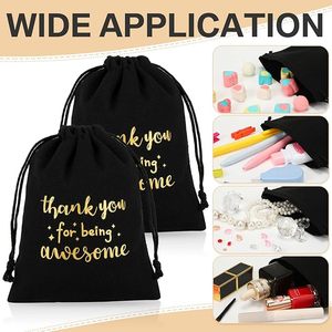 Quà tặng dây rút túi cho nhân viên đồng nghiệp đồng nghiệp Cảm ơn bạn đã được tuyệt vời Túi Cảm ơn bạn dây rút Túi Quà Tặng - Product Image 4