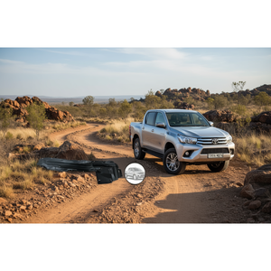 Plaque de protection en acier Tolve pour Toyota Hilux Revo 2015, conduite à droite, protection du moteur, accessoire de véhicule noir - Product Image 1