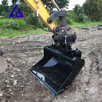 Godet de nivellement inclinable haute performance et durable de 1200 mm (0,21 m³) pour le nettoyage des fossés et le nivellement de précision