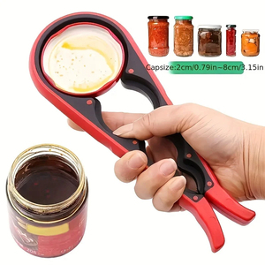 Abridor de Frascos Mayorista de Fácil Agarre para Manos Débiles y Artritis, Desatascador Rápido de Tapas, Accesorio de Llavero para Cocina Diaria y Vino - Product Image 2