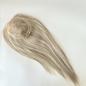 Perruques pour femmes 5.5*6.5 Mono, cheveux naturels, pour cheveux clairsemés, toupet féminin, couleur naturelle, densité 130% # 9/613 - Product Image 4