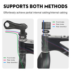 TOSEEK <span class=keywords><strong>Cuadro</strong></span> <span class=keywords><strong>de</strong></span> Bicicleta <span class=keywords><strong>de</strong></span> Montaña <span class=keywords><strong>de</strong></span> Fibra <span class=keywords><strong>de</strong></span> <span class=keywords><strong>Carbono</strong></span> Completa Boost 12*148 Cableado Interno Totalmente 29er BSA <span class=keywords><strong>MTB</strong></span> con Freno <span class=keywords><strong>de</strong></span> Disco Ligero - Product Image 5